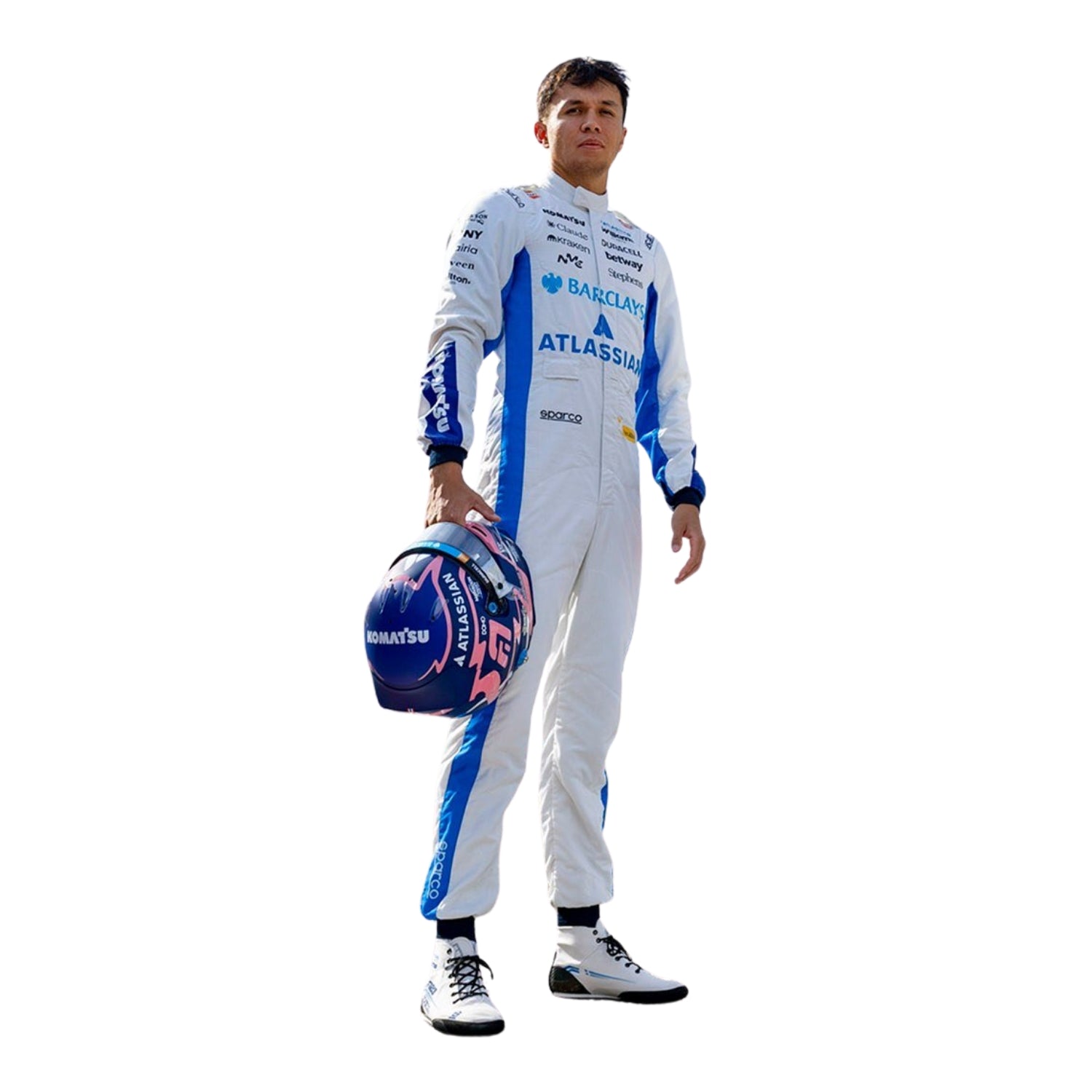 F1 Racing Costume 2026 Worn by Alexander Albon - Williams - Rapid Racewear