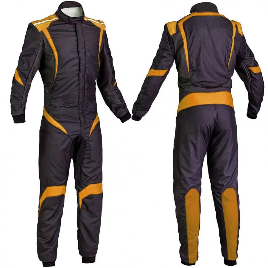 Custom Dark Golden Go Kart Racing Outfit – Rapid Racewear