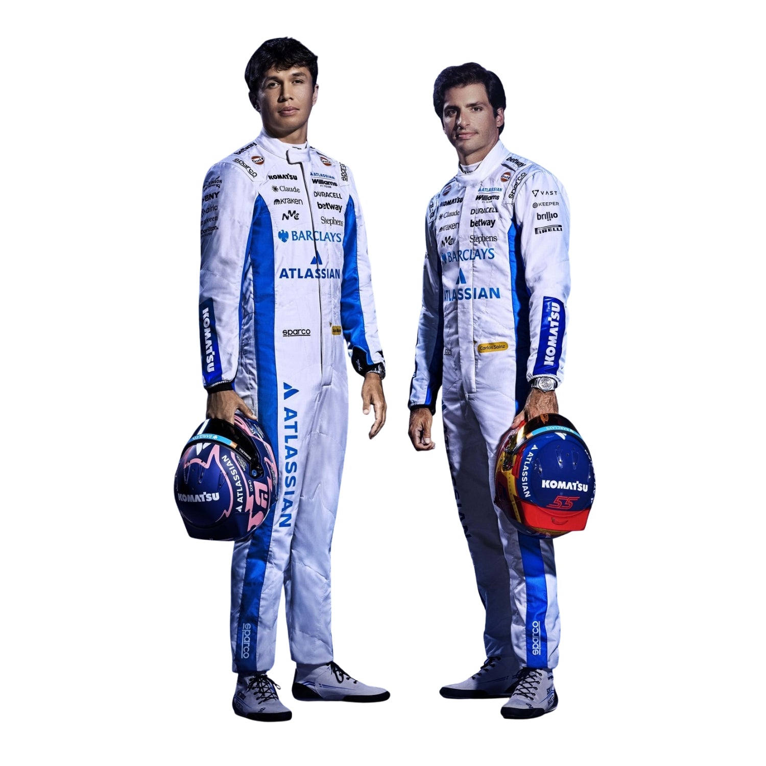 F1 Racing Costume 2026 Worn by Carlos Sainz & Alexander Albon - Williams - Rapid Racewear