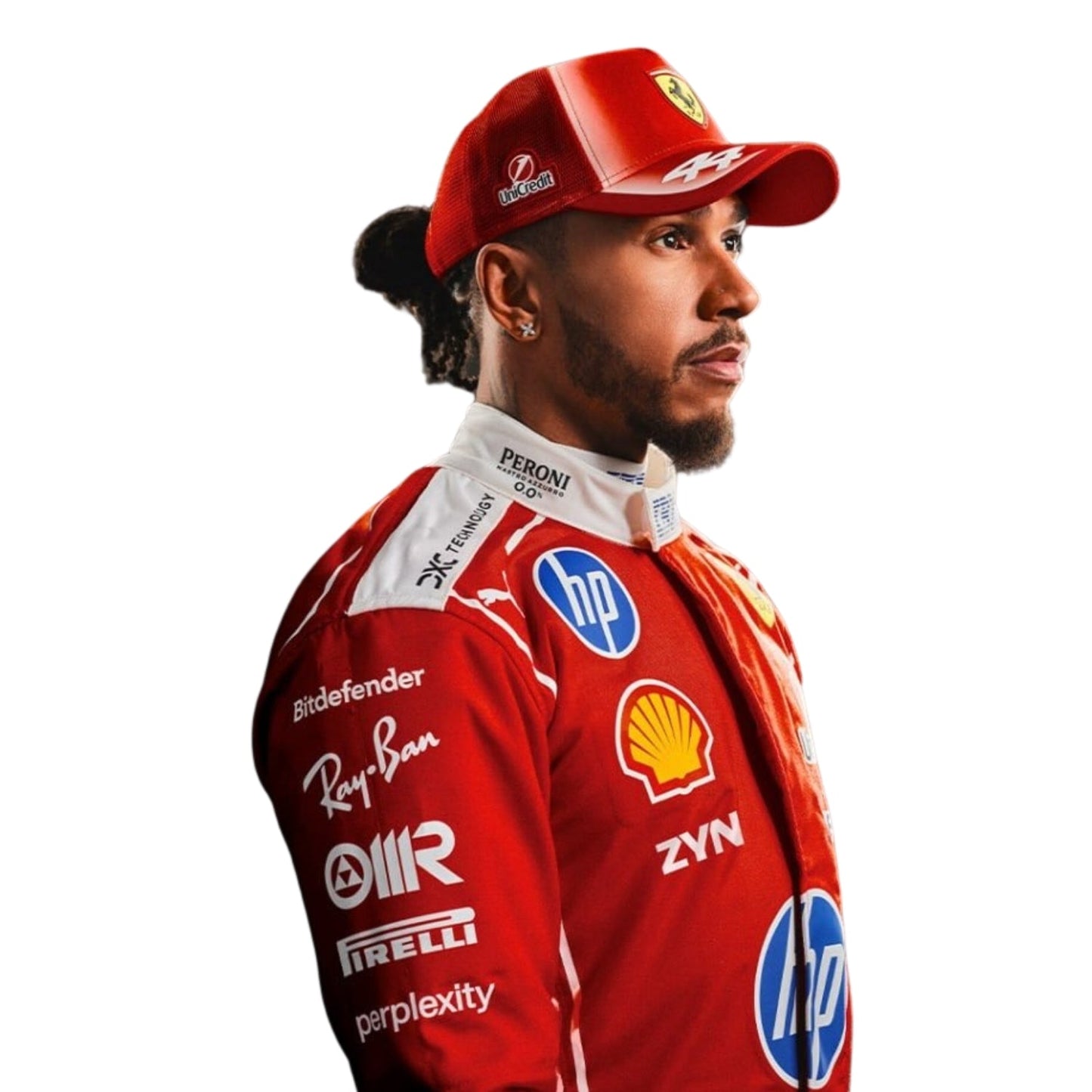 F1 Racing Costume 2026 Worn by Charles Leclerc & Lewis Hamilton  - Ferrari