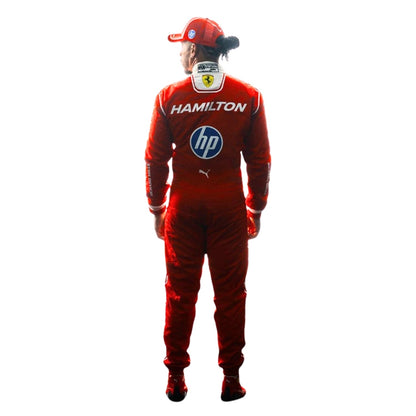 F1 Racing Costume 2026 Worn by Charles Leclerc & Lewis Hamilton  - Ferrari