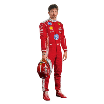 F1 Racing Costume 2026 Worn by Charles Leclerc & Lewis Hamilton  - Ferrari