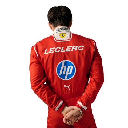 F1 Racing Costume 2026 Worn by Charles Leclerc & Lewis Hamilton  - Ferrari