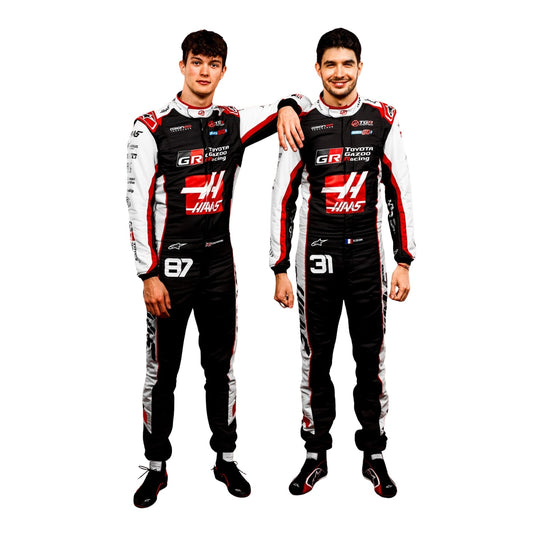 F1 Racing Costume 2026 Worn by Esteban Ocon & Oliver Bearman  - Haas