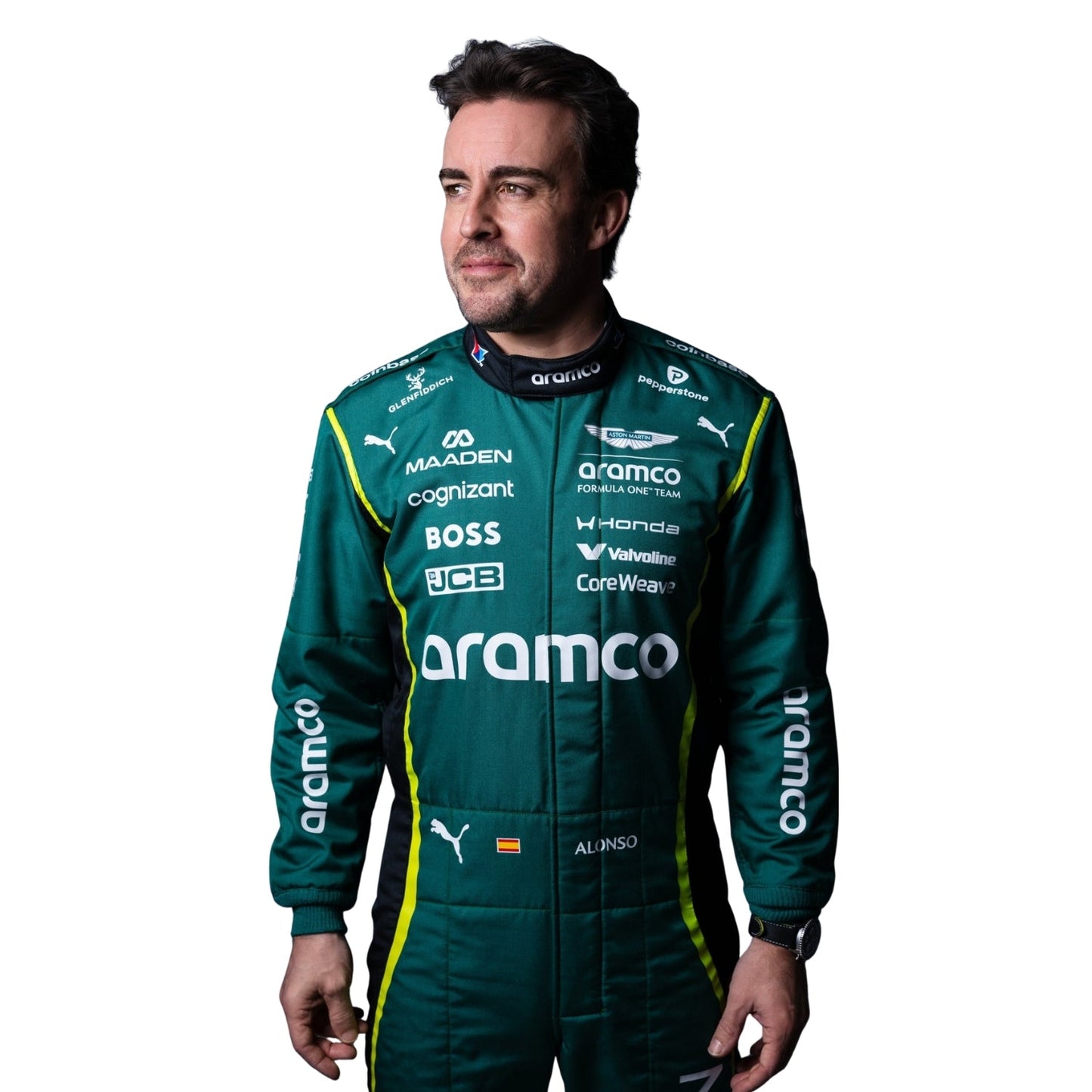 F1 Racing Costume 2026 Worn by Fernando Alonso - Aston Martin - Rapid Racewear