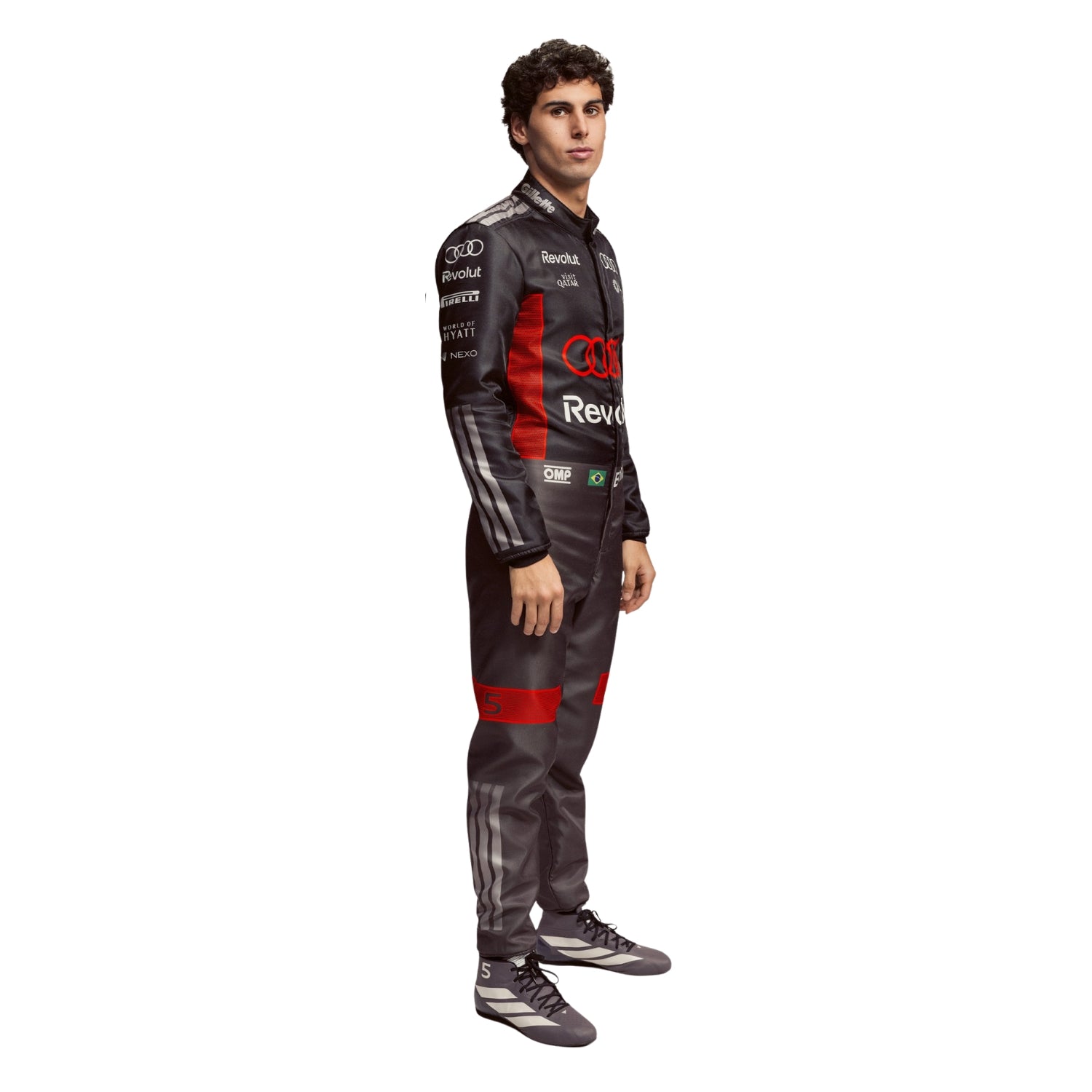 F1 Racing Costume 2026 Worn by Gabriel Bortoleto - Audi - Rapid Racewear