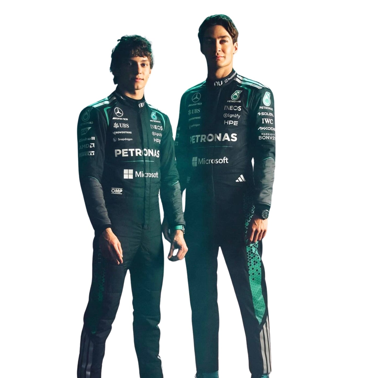 F1 Racing Costume 2026 Worn by George Russell & Andrea Kimi Antonelli - Mercedes - Rapid Racewear