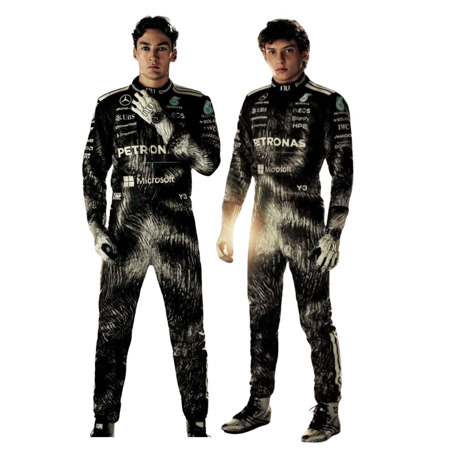 F1 Racing Costume 2026 Worn by George Russell & Andrea Kimi Antonelli - Mercedes Japanese GP