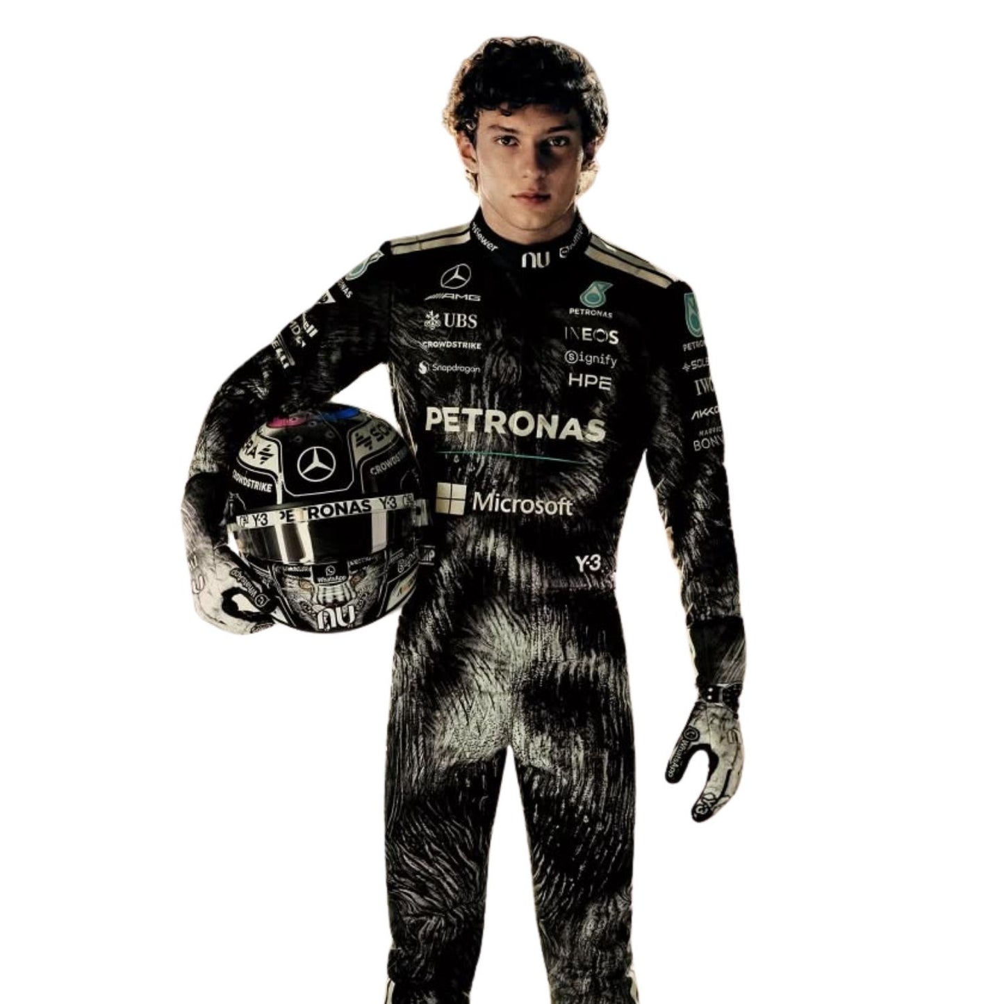 F1 Racing Costume 2026 Worn by George Russell & Andrea Kimi Antonelli - Mercedes Japanese GP