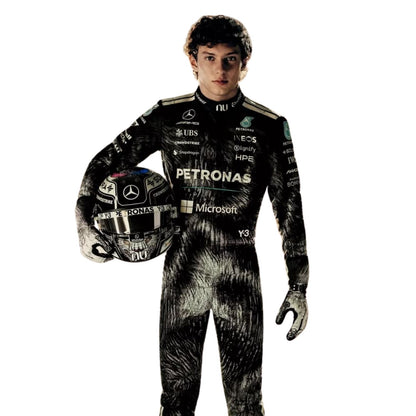 F1 Racing Costume 2026 Worn by George Russell & Andrea Kimi Antonelli - Mercedes Japanese GP