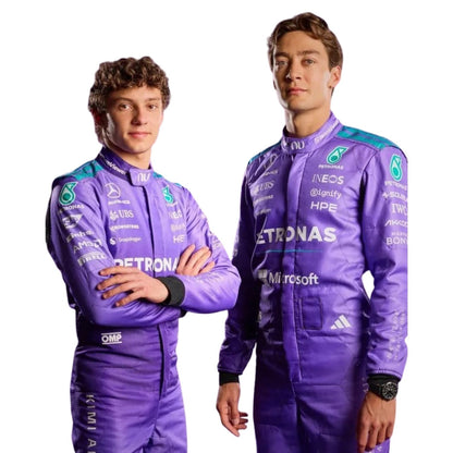F1 Racing Costume 2026 Worn by George Russell & Andrea Kimi Antonelli - Mercedes Miami GP