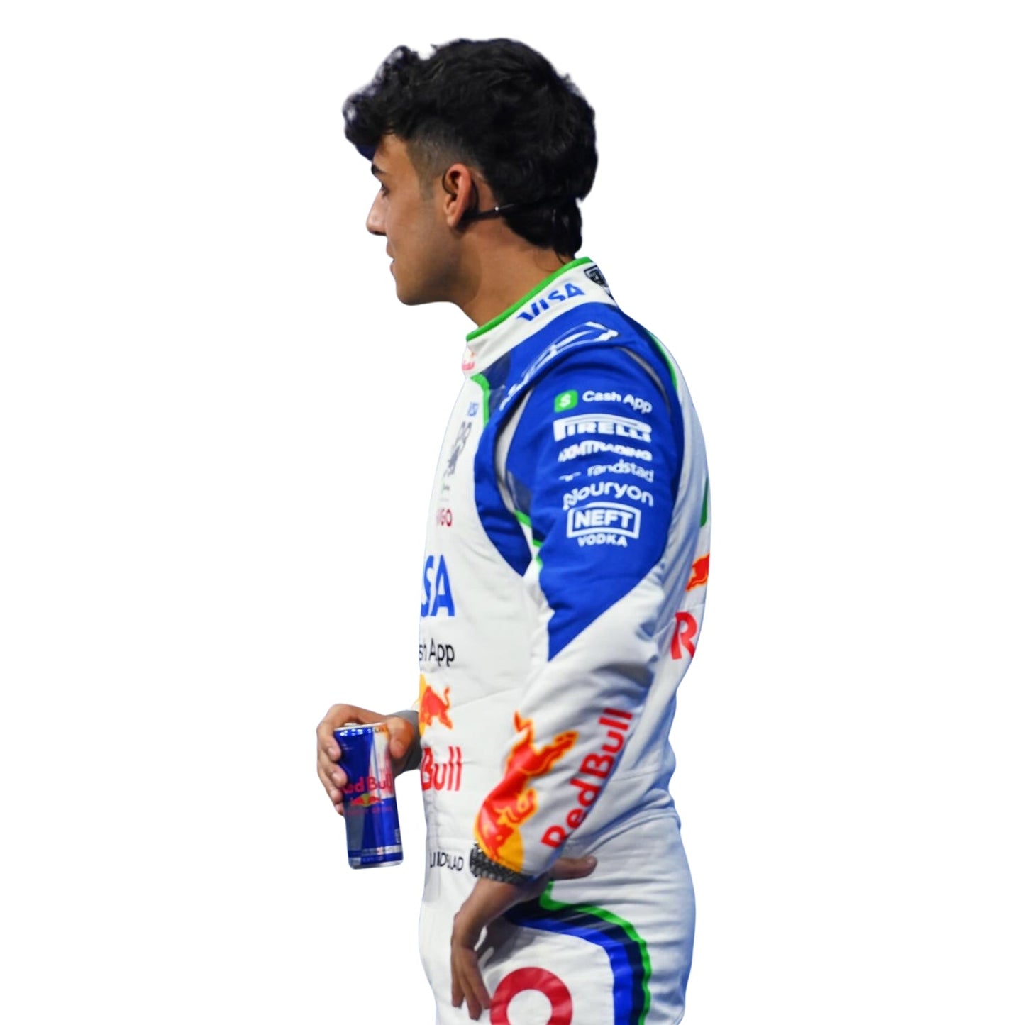 Side Profile of F1 Racing Costume 2026 Worn by Arvid Lindblad - RB