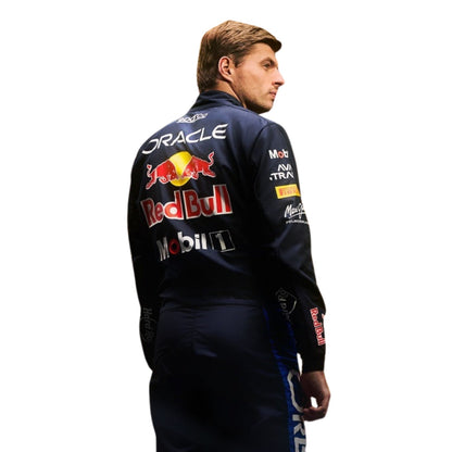 Back View of F1 Racing Costume 2026 Worn by Max Verstappen - Red Bull