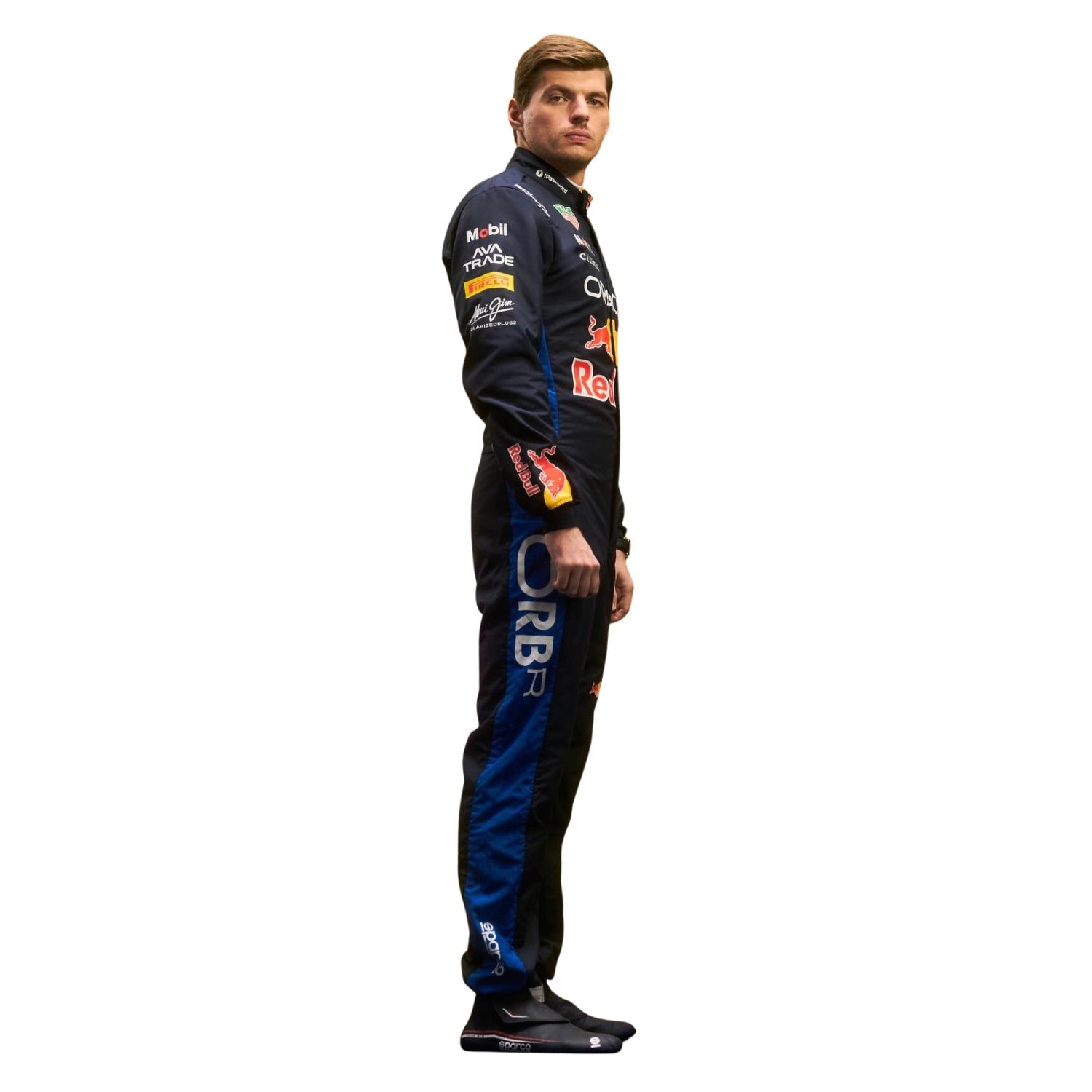 Full View of F1 Racing Costume 2026 Worn by Max Verstappen - Red Bull