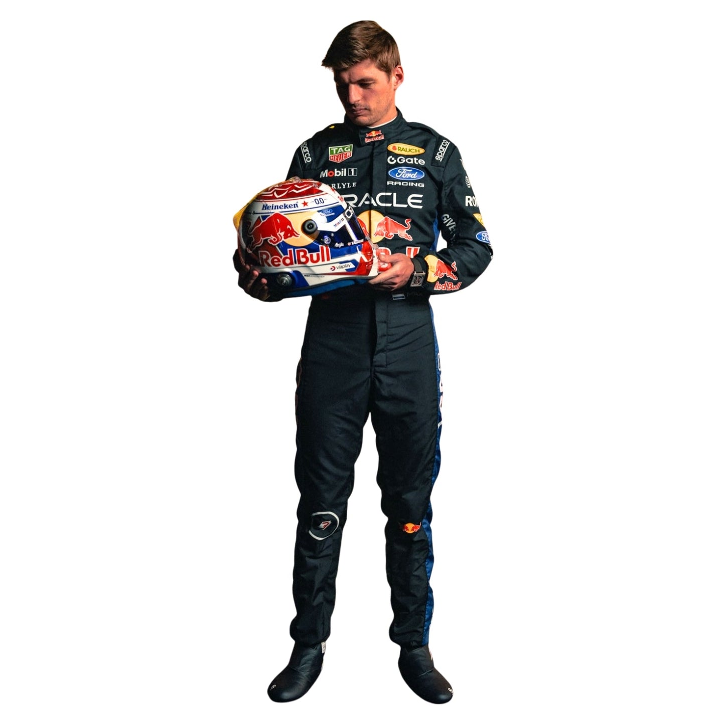 Full View of F1 Racing Costume 2026 Worn by Max Verstappen 
