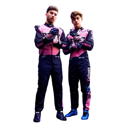 Full View of F1 Racing Costume 2026 Worn by Pierre Gasly & Franco Colapinto - Alpine