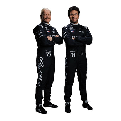 F1 Racing Costume 2026 Worn by Valtteri Bottas & Sergio Perez-Cadillac