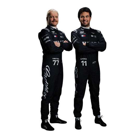 F1 Racing Costume 2026 Worn by Valtteri Bottas & Sergio Perez-Cadillac
