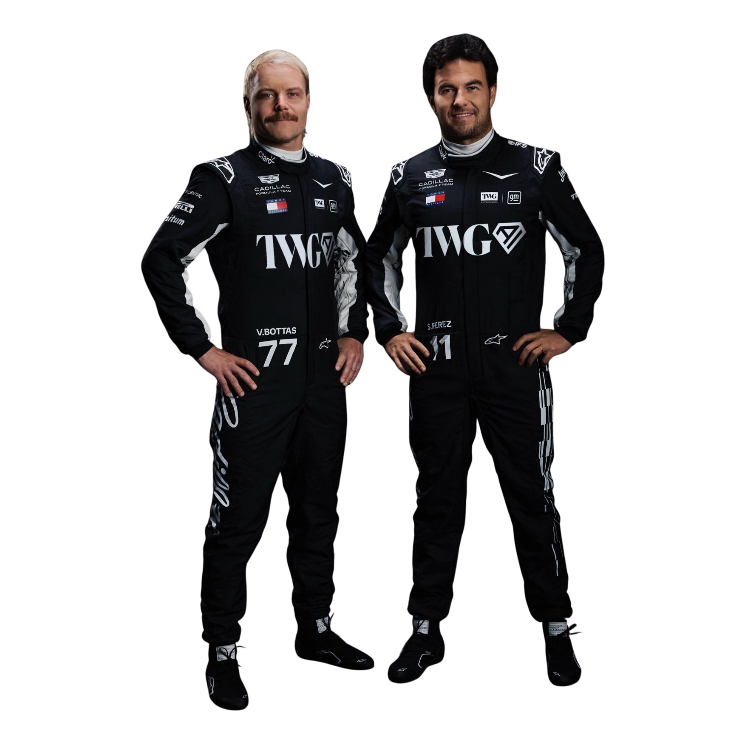 F1 Racing Costume 2026 Worn by Valtteri Bottas & Sergio Perez-Cadillac  - Rapid Racewear